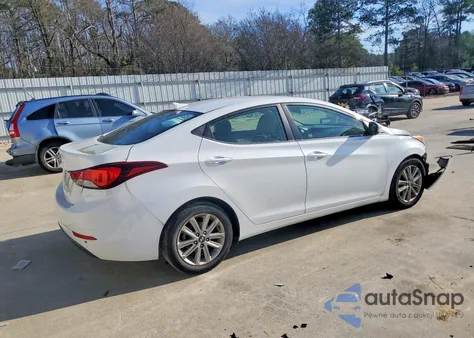 2016 Hyundai Elantra Se from USA, damaged, VIN 5NPDH4AE9GH707705